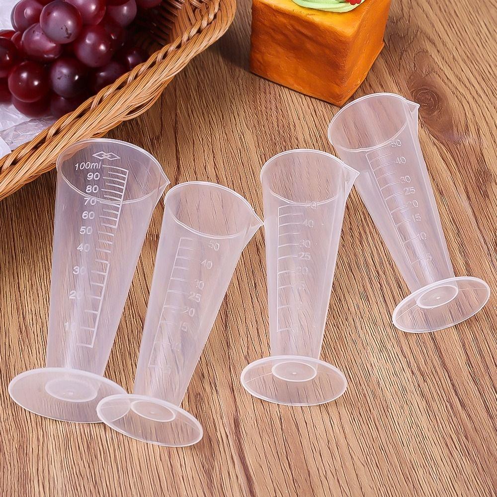 PP Plastic Corrugated Cup 25/50/100/250/500ml Measuring Jugs Replacement Seasoning Measuring Cup