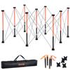 Portable Folding Workstand, 1264 X 1264 Mm Collapsible Workbench, 1589 Kg Weight Capacity, No Assembly Foldable Work Stand with Storage Bag