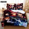 Аниме персонажи Комплект постельного белья Пододеяльник Комплект постельного белья 3D Цифровая печать Постельное белье Queen Size Комплект постельного белья Модный дизайн