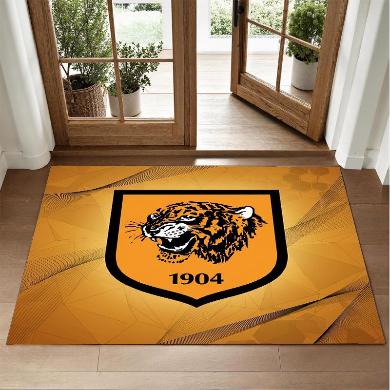 Hull FC Design Crystal Velvet Rug Soft Decorative Mat for Bedroom Entrance