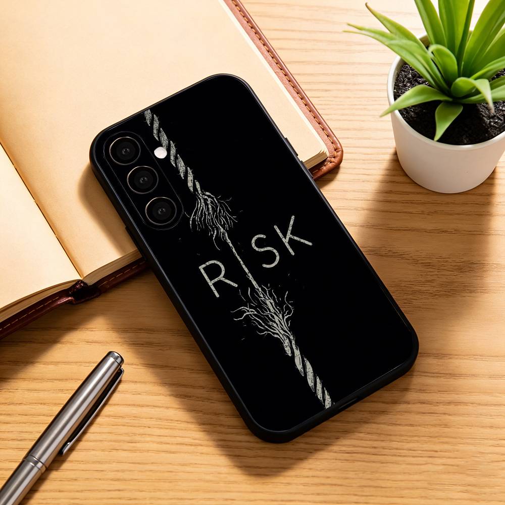 Чехол для телефона Day Trader Trading RISK RICH для Samsung Galaxy A73, A72, A71, A70, A53, A52, A51, Другие Мягкий черный чехол
