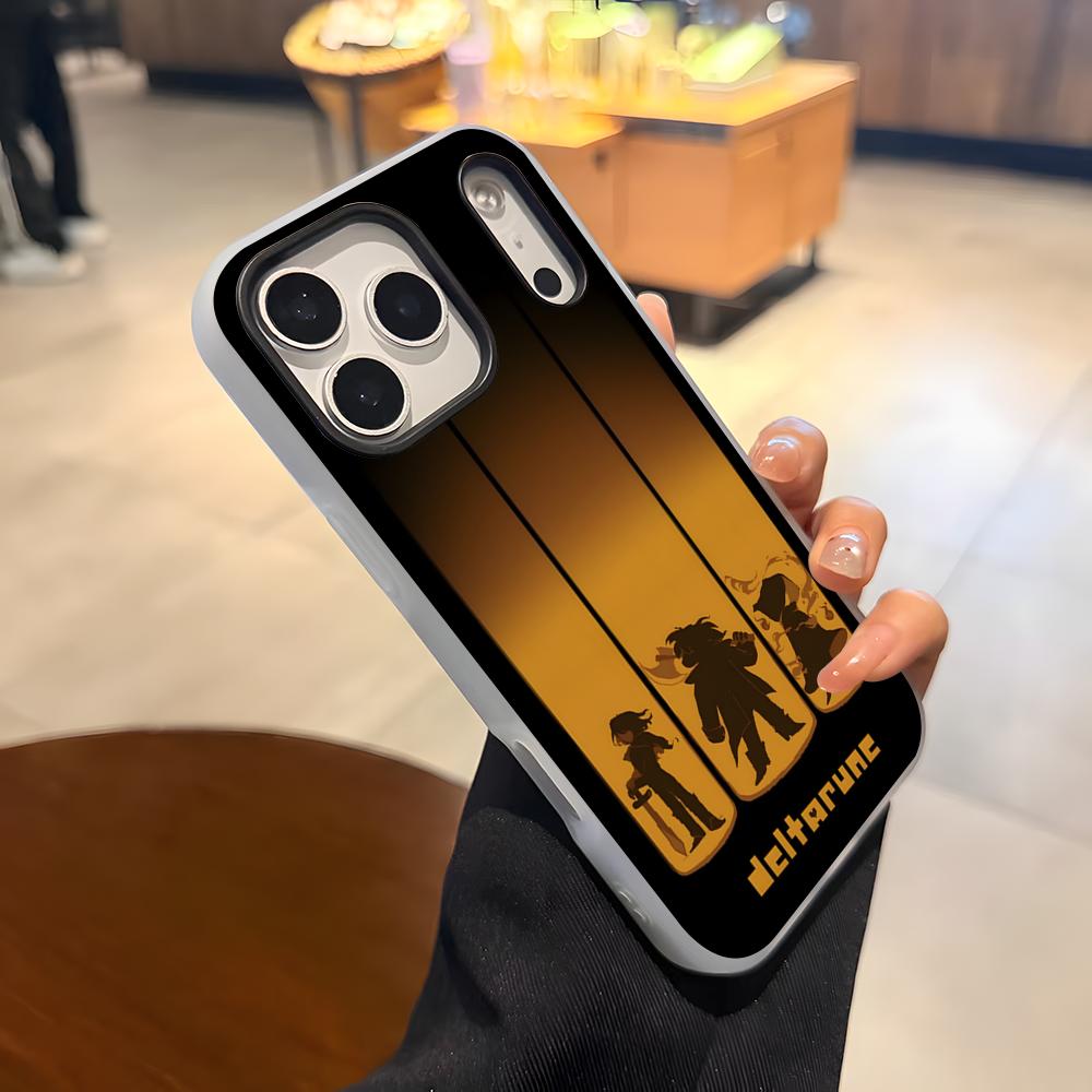 Игровой чехол для телефона D-D-Deltarune для iPhone 17 Air 16 E 15 14 Plus 13 12 11 Pro Max, Желейный 2-в-1 Защитный чехол
