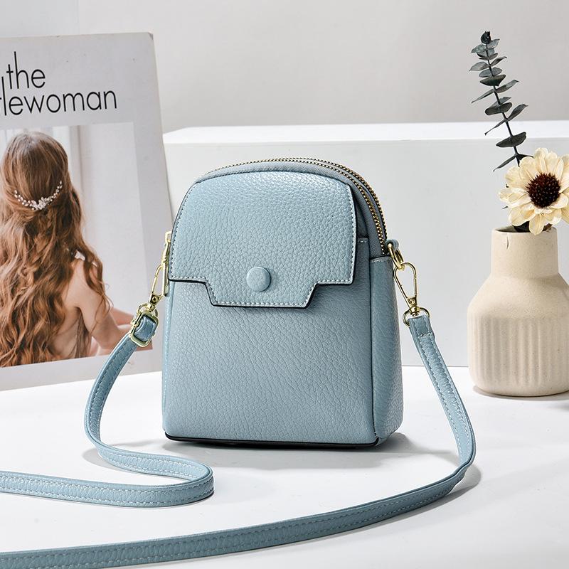 Летние новые мягкие кожаные сумки для телефонов, женские сумки-кошельки, модные женские сумки через плечо, универсальные сумки через плечо