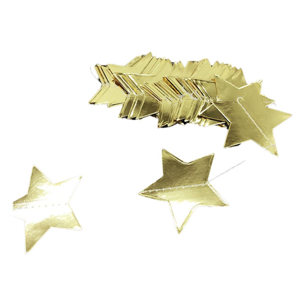 Multipurpose Glitters Star Paper Garlands Streame Fashion Accessory for Party Supplies Wedding Christmas Decoration