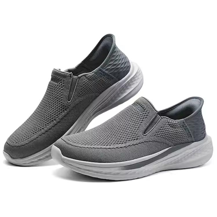 Skechers Уличная серия Удобные Универсальные Низкие Повседневные Кроссовки Мужские Серый 210887-GRY