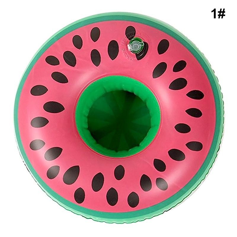 2x Фруктовый надувной держатель для воды, держатель для стакана, подставка, станция, игрушка для бассейна и ванны