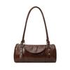 Retro high-end hand-held bowling bag women's 2025 new simple and fashionable shoulder bag versatile commuter messenger bag