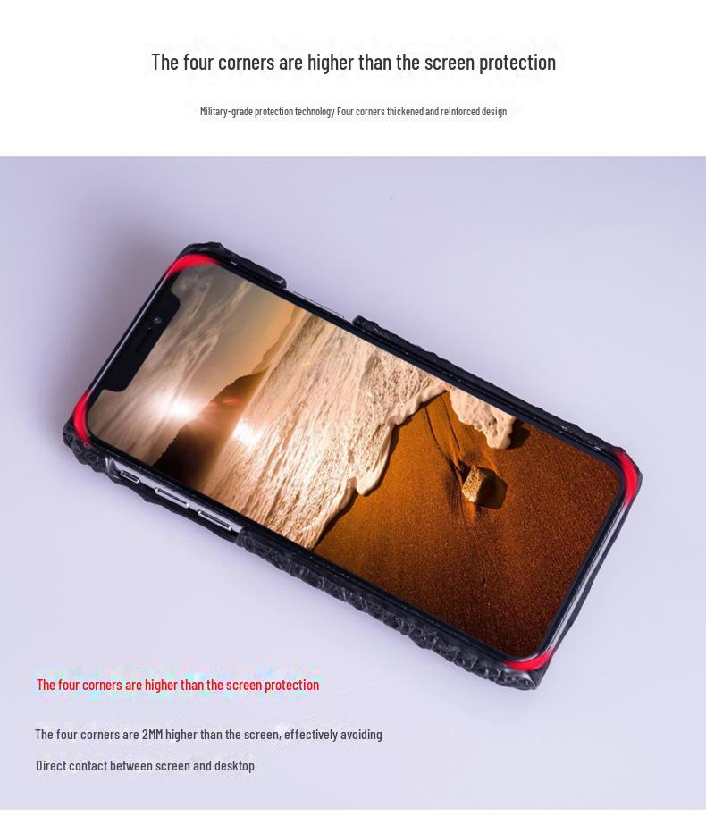 Чехол-получечник iQOO Z6 Premium из кожи крокодила с черепом