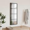 VidaXL Wall Mirror Black 30x80 Cm Rectangular Iron 358642