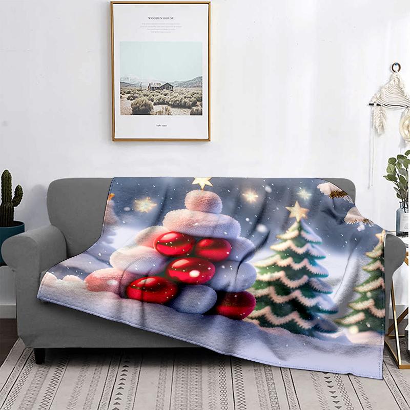 Домашнее украшение плюшевые пледы Диван одеяло Покрывало кровать пушистые мягкие одеяла декор Плед Современный Хэллоуин Счастливого Рождества зима