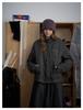 Trendy Unisex Retro Washed Metal Bit Workwear Jacket - Winter Stand Collar Cotton Coat