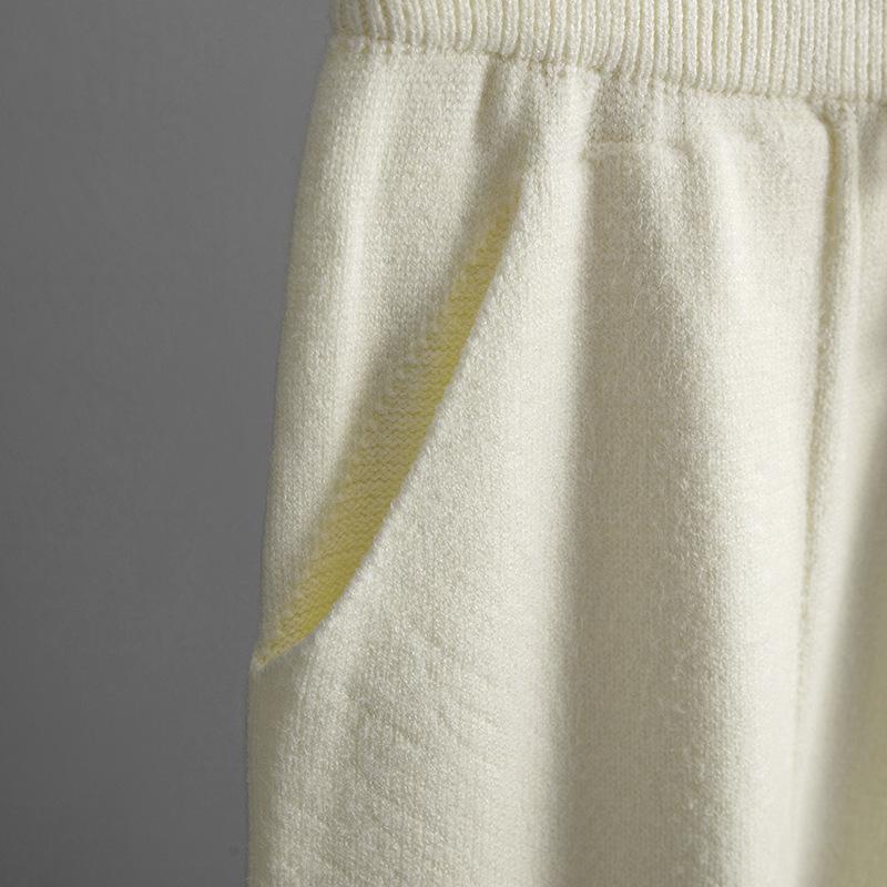 GMXIA Women's Autumn and Winter Semi-high Neck Twisted Knit Set, Casual Sweater, Pullover, Two-piece Set