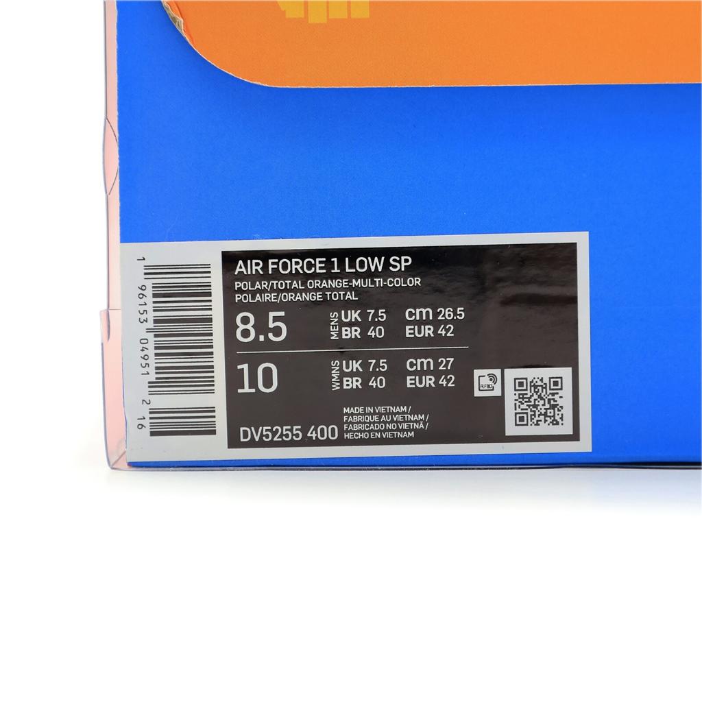 DV5255-400 Nike Air Force 1 Low SP Undefeated Multi-Patent Total Orange (Мужской)