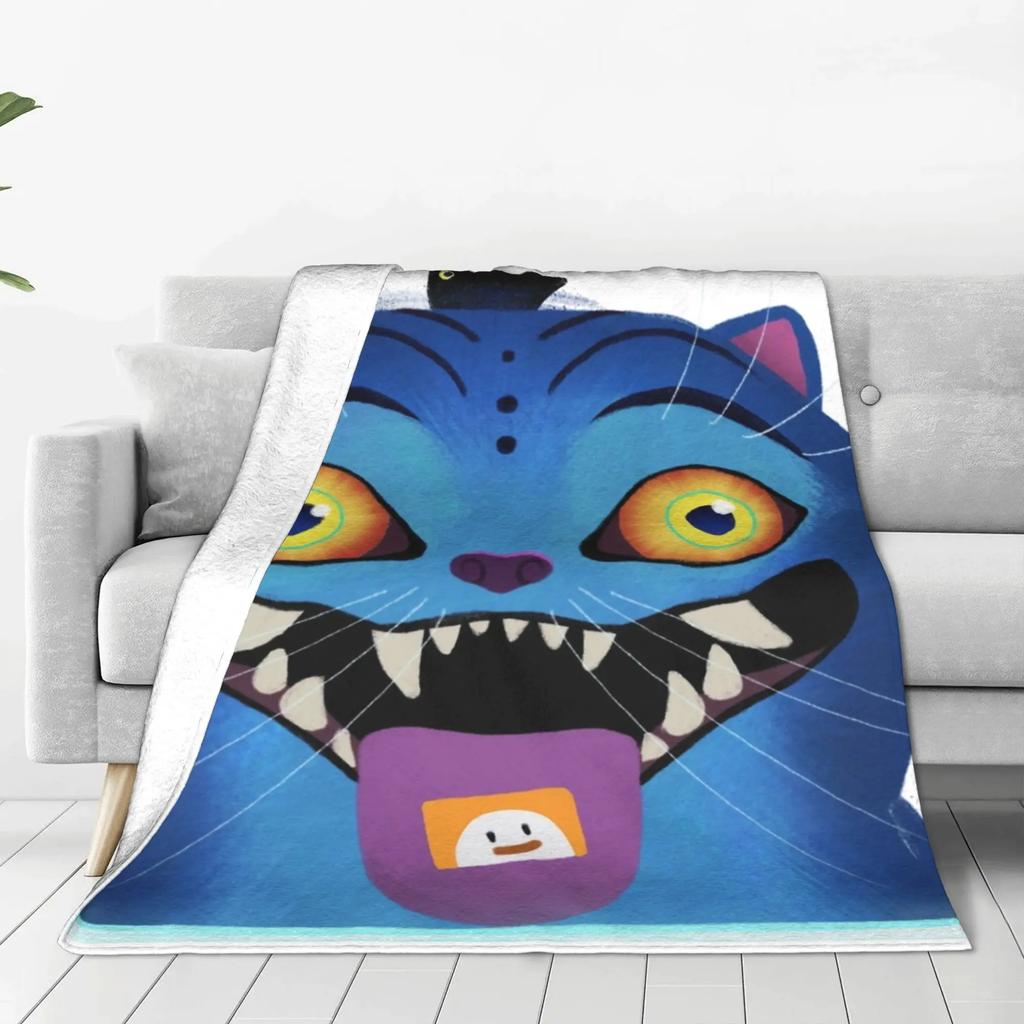 KPop Demon Hunters Huntrix Blankets Flannel Autumn/Winter Portable Soft Throw Blankets for Bedding Couch Bedspreads