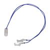 Hearing Protector Blue Lanyard with Transparent Clip Deaf Aid Holder Strap Loss Rope for Elderly