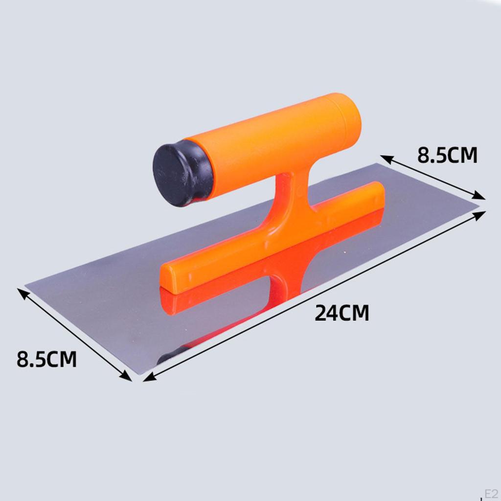 Plastering Trowel Flat Drywall Stainless Steel Float Tiling Tool Finishing for