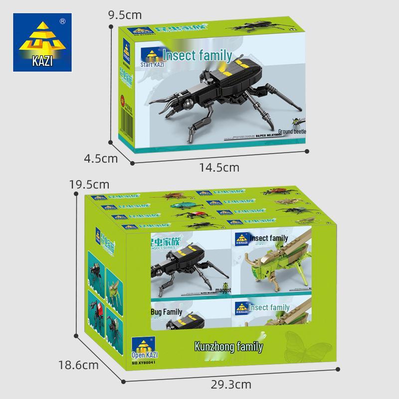 Insect Building Block Model: Mantis - Educational Toy for Kids
