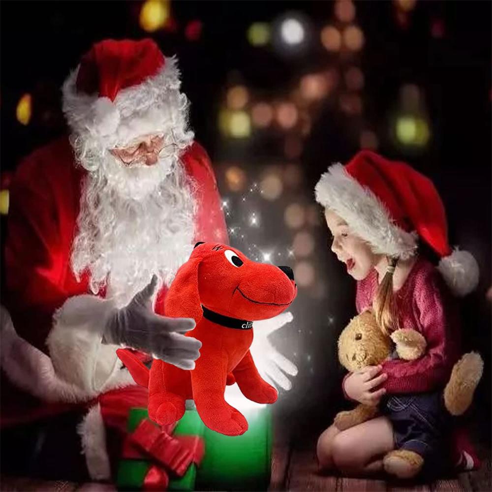 Clifford The Big Red Dog Plush Toy Cartoon Anime Plushie Figure Soft Stuffed Animal Puppy Doll Gift for Fans Girls Birthday