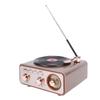 Радиоприемник AM FM SW Ретро Динамик Перезаряжаемый Аккумулятор 1200 мАч Проигрыватель Динамик для Дома Кухни Улицы