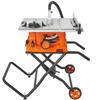 10" Table Saw w/ Stand Electric Cutting Machine 4800RPM 25-in Rip Capacity
