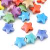 10 шт., 14 мм, выбор цвета, керамические бусины с пятиконечной звездой для изготовления ювелирных изделий, ожерелье, браслет, серьги «сделай сам»