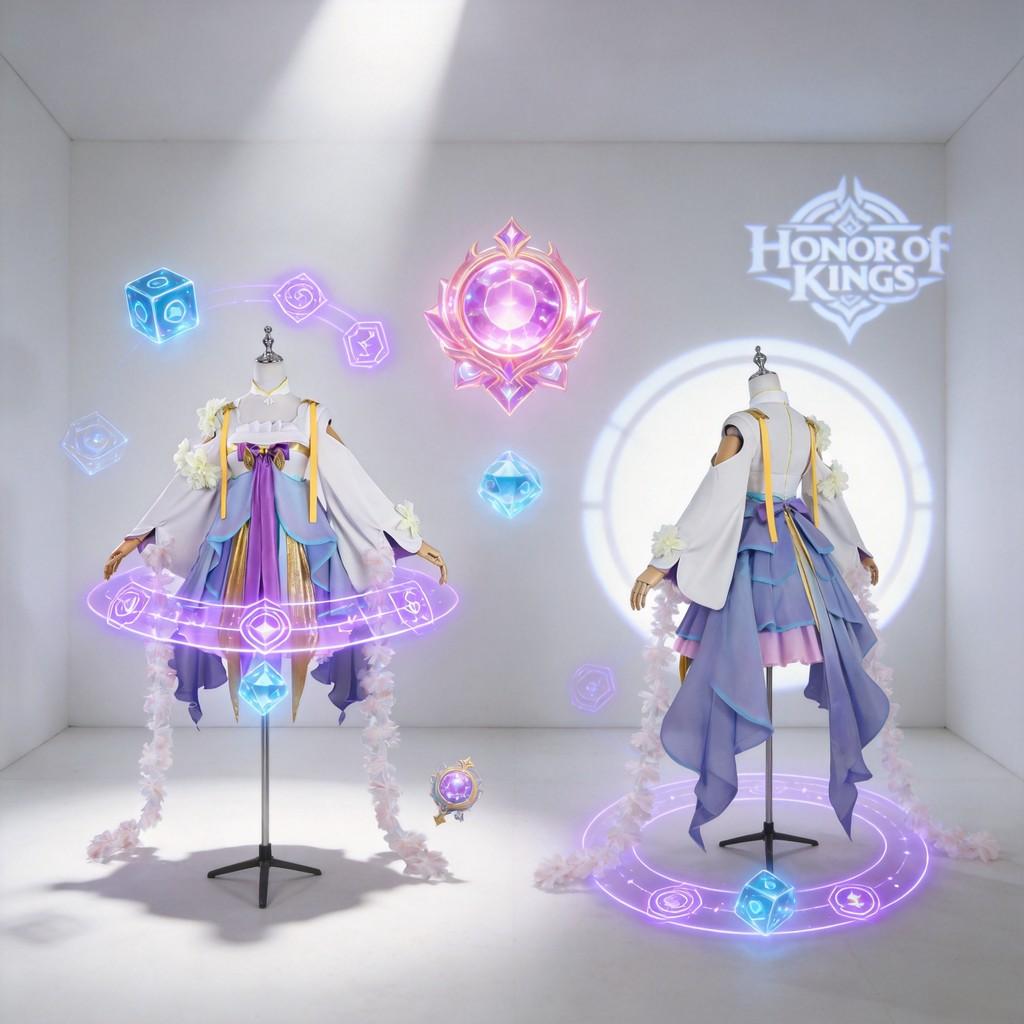 Костюм для косплея Долии из игры Honor Of Kings, изготовленный из полиэстера, для ролевых игр