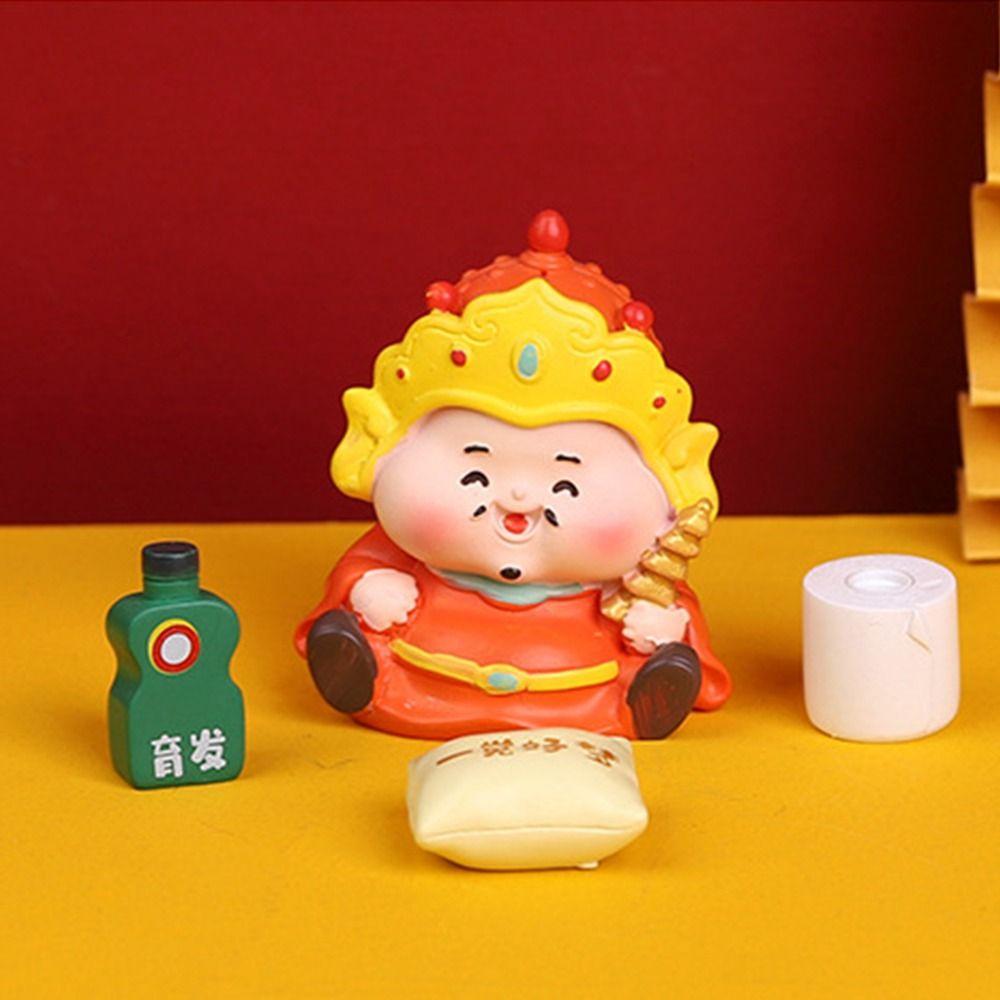 Creative Fengshui Sculpture Chinese Style Lucky Ornaments Cake Decoration