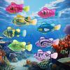 Electric Swimming Fish Toy with Realistic Motion & Sound Waterproof LED Light Fish Interactive Pool Toy for Pet Cat Play