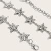Metal Shiny Waist Chain With Star Pattern For Dresses And Skirts Summer Wear