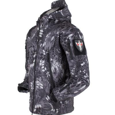Куртка-мешок Soft Shell Fleece для мужчин и женщин, осенне-зимняя, ветрозащитная, водонепроницаемая, дышащая и теплая, три в одном, куртка Sharkskin