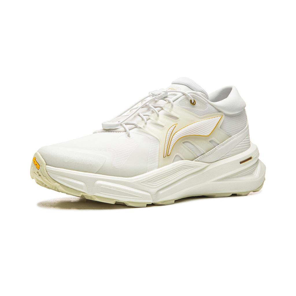 Li Ning Амортизирующие Нескользящие Износостойкие Низкие Повседневные Кроссовки Унисекс Белые AGLV257-1