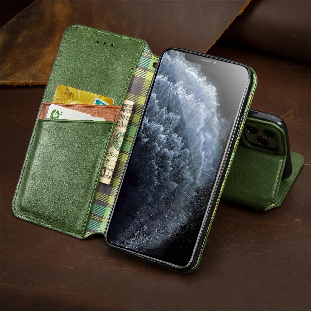 Magnet Leather Case For iPhone 12 11 Pro XS Max X XR 7 8 Plus SE 2020 Flip Book Case Cover For Apple iPhone 11 12 Pro Max Mini