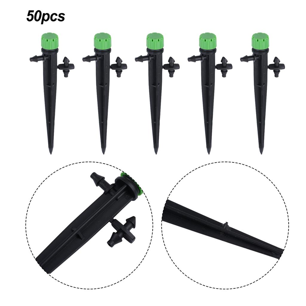 Капельницы для полива, разбрызгиватели 360°, черные/зеленые/синие/красные