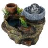 Светодиодный рокарий из смолы фонтан DIY растения микроландшафт горшечные суккуленты украшение дома