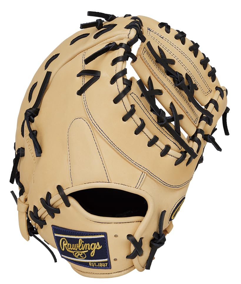 Rawlings PRO EXCEL ELITE Wizard Baseball Glove for Juniors and Kids for First Base HOH® #02 (GJ5HW3MJW), Camel, 11.5 Inches, (Left-Handed Throws)