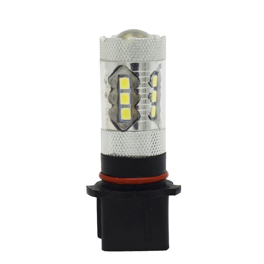 80W DRL Fog Lights P13W 2835 16smd 16Led White for Chevy Camaro 2011-2013 2pcs