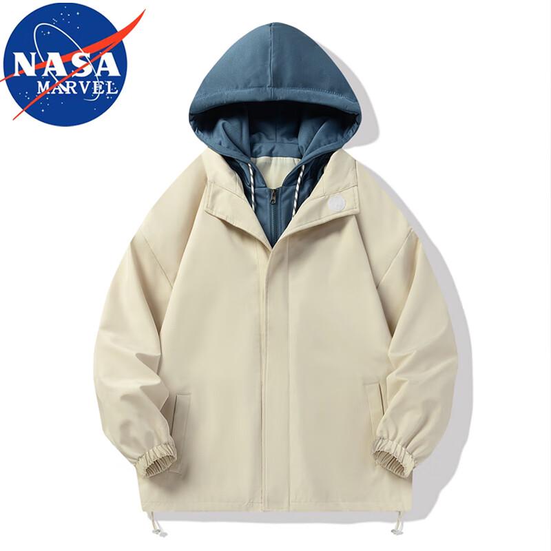 Мужская повседневная куртка с капюшоном NASA MARVEL