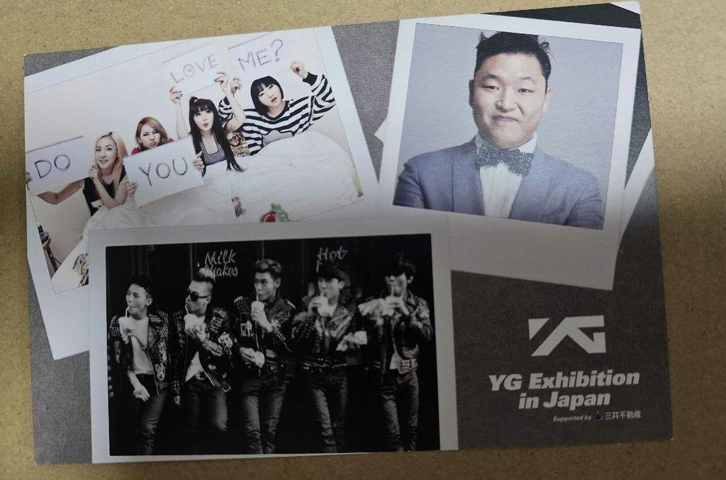 [Б/У] Выставка YG в Японии автограф-карта BIGBANG