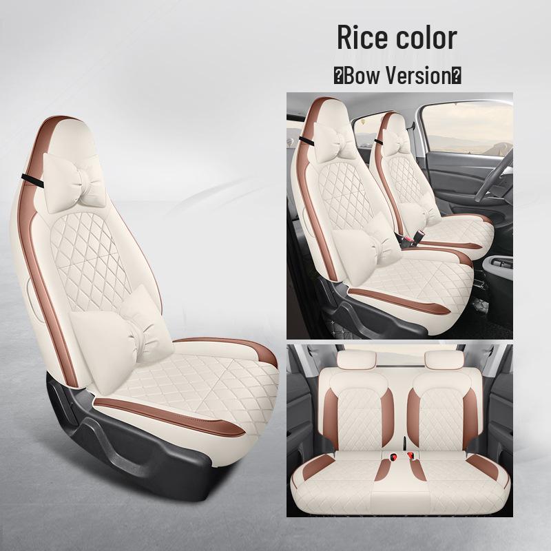 Leapmotor T03 Universal Leather Car Seat Cushion Set - All-Season Fit