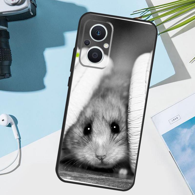 Милый Милый Чехол с Хомячком для Питомца для OPPO Reno 14 Pro 10 11 12 13 14F 13F 12F 11F 7 8 Lite OPPO Find X9 X6 X5 X8 Pro Чехол