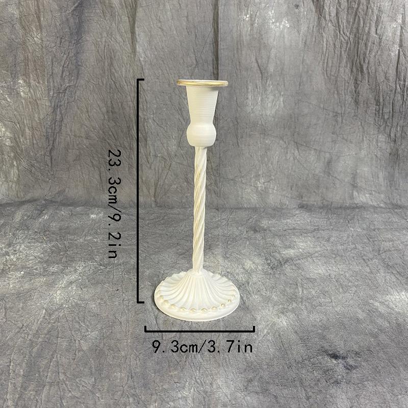 1PC Golden Candlestick Candle Stick Stand Candle Holder Iron Geometric Retro Living Room Bar