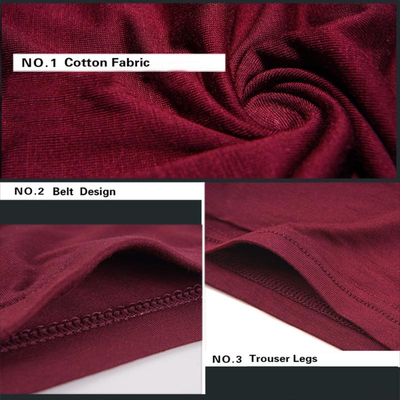 4pcs/set Men Middle Waist Breathable U Convex Design Dragon Pattern Boxers