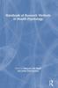 Книга Handbook of Research Methods In Health Psychology