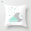 Роскошная наволочка для украшения дома Простая мультяшная наволочка с рисунком облака, луны и звезд Чехол для подушки для гостиной, дивана