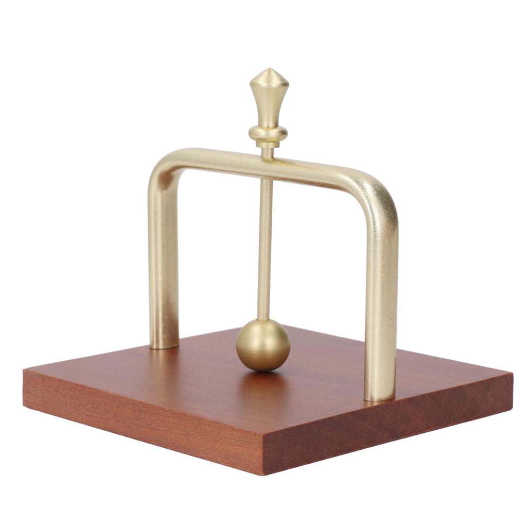 Table Napkin Holder with Lifting Ball Solid Wood Base Metal Rack Napkin Dispenser for Home