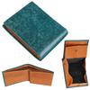 Bifold Box Coin Purse Wallet Thin Soft Easy To Use Italian Leather Made by Top Leather Craftsmen Large Capacity Genuine Leather [Fabrizio] Men's Men's
