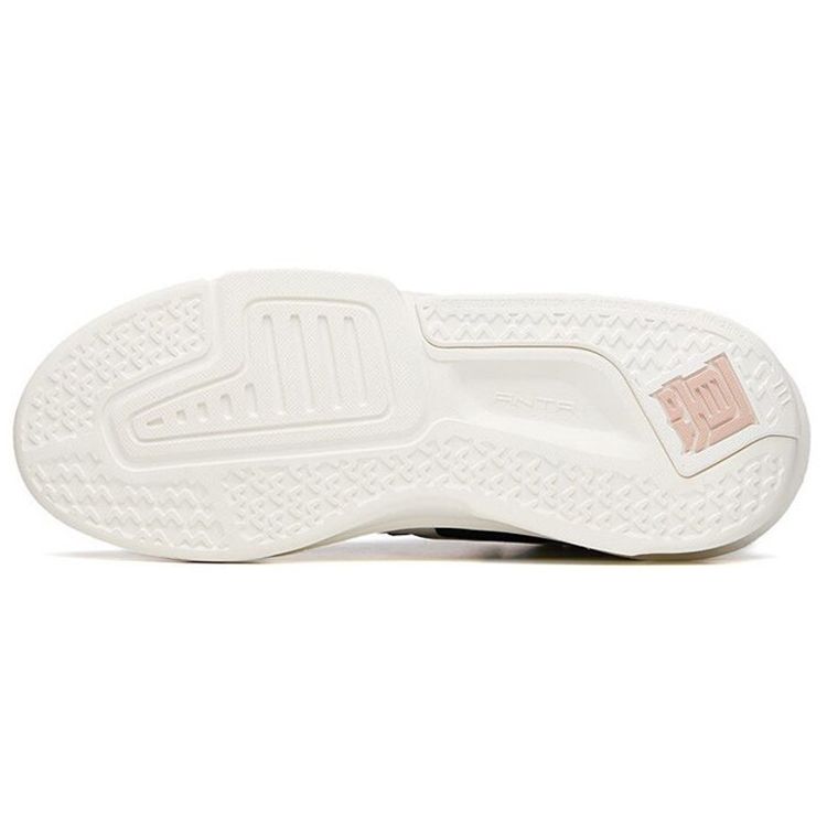 Anta Badass 3.0 Water Lily Fabric Synthetic Leather Нескользящие износостойкие низкие кроссовки женские кроссовки белые розовые 122138081-3