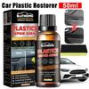 50ml Car Plastic Restorer Back To Black Gloss Auto Plastic Renovation Agent Restoring Liquid Car Refurbishment Cleaning Agent