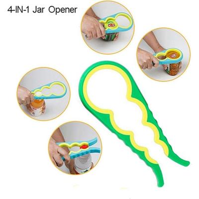 Открывалка для банок, открывалка для бутылок и консервных банок для слабых рук, пожилых людей с артритом и тех, у кого слабая сила, многофункциональная открывалка для банок, легко открывайте крышки