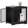 Dog Cage Furniture, 69 cm Dog Crate, 2 Doors, Modern Dog Cage Indoor for Small/Medium/Large Dogs, Side Table, for Home